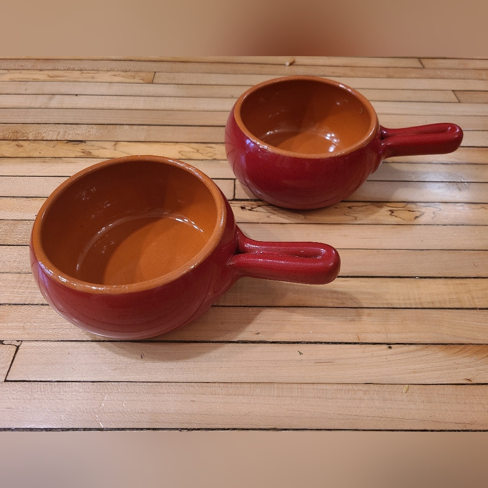 De Silva Terracotta Soup Bowl / Baking Dish with Handle Made in Ita…